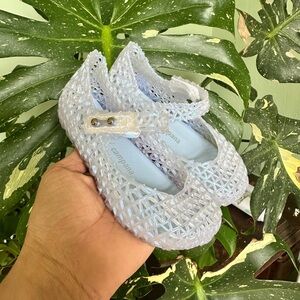 Mini Melissa Sky Blue Jelly Sandals